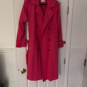 Small pink trench coat